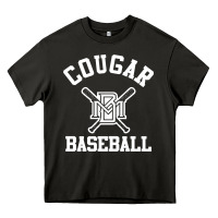 Asphalt blue mountain cougars club Heavy Core Tee - artisFamous