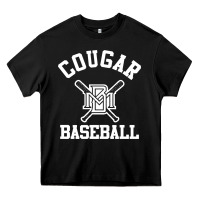 Black blue mountain cougars club Heavy Core Tee - artisFamous