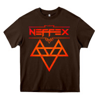 Chocolate Brown neffex music Heavy Core Tee - artisFamous