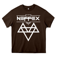Chocolate Brown neffex music Heavy Core Tee - artisFamous