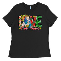 Black Love Came Down Ladies Tee - CowhideDigitalArt