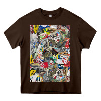 Chocolate Brown sneaker searth Heavy Core Tee - artisFamous