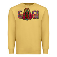 Antique Gold Gigi Lady Of Guadalupe Premium Sweatshirt - Jasminsmagicworld