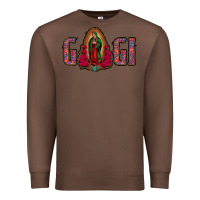 Chestnut Gigi Lady Of Guadalupe Premium Sweatshirt - Jasminsmagicworld