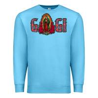 Ocean Blue Gigi Lady Of Guadalupe Premium Sweatshirt - Jasminsmagicworld