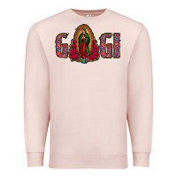 Pale Pink Gigi Lady Of Guadalupe Premium Sweatshirt - Jasminsmagicworld