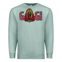 Seafoam Gigi Lady Of Guadalupe Premium Sweatshirt - Jasminsmagicworld