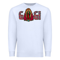 White Gigi Lady Of Guadalupe Premium Sweatshirt - Jasminsmagicworld