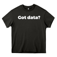 Asphalt data science humor white Heavy Core Tee - artisFamous