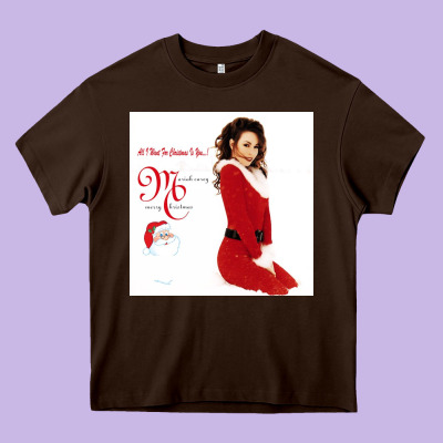 All I Want For Christmas Is You Heavy Core Tee Designed By Artisfamous