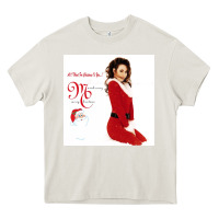 Cream All I Want for Christmas Is You Heavy Core Tee - artisFamous