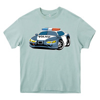 Arona police car Heavy Core Tee - artisFamous