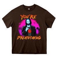Chocolate Brown you are breathtaking keanu reeves actor Heavy Core Tee - artisFamous