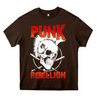 Chocolate Brown music punk Heavy Core Tee - artisFamous