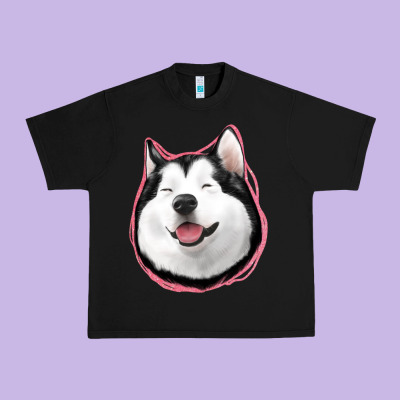 Husky Urban Heavy Tee Designed By Jasminsmagicworld