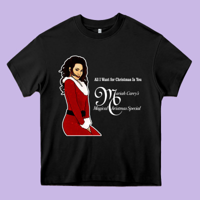 All I Want For Christmas Is You Heavy Core Tee Designed By Artisfamous