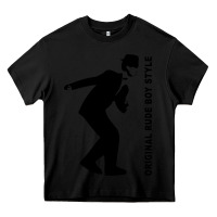 Black Original Rude Boy Style Heavy Core Tee - artisFamous