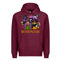 Burgundy witch please Premium Hoodie - BarkalooDesign
