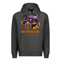 Charcoal Heather witch please Premium Hoodie - BarkalooDesign