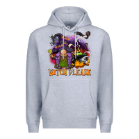 Heather Grey witch please Premium Hoodie - BarkalooDesign