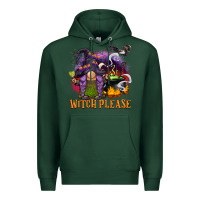 Sports Green witch please Premium Hoodie - BarkalooDesign