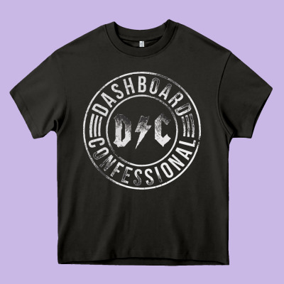 Dashboard Confessional Heavy Core Tee Designed By Artisfamous