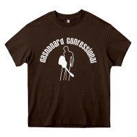 Chocolate Brown DASHBOARD CONFESSIONAL Heavy Core Tee - artisFamous