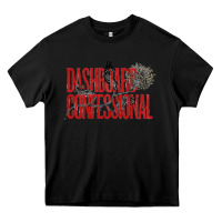 Black DASHBOARD CONFESSIONAL Heavy Core Tee - artisFamous