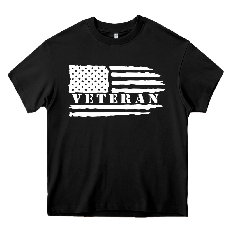 American Veteran, Patriotic American Tee, Army Style Sweatshirt Heavy Core Tee by artisFamous | Teevron