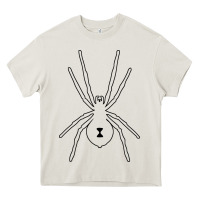 Cream black widow Heavy Core Tee - artisFamous