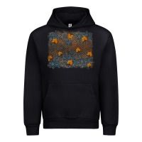 Black tooled leather fall background Urban Hoodie - RanaPortraitStore