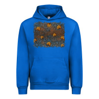 Cobalt tooled leather fall background Urban Hoodie - RanaPortraitStore