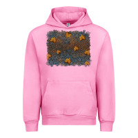 Fuchsia Pink tooled leather fall background Urban Hoodie - RanaPortraitStore