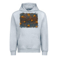 Heather Grey tooled leather fall background Urban Hoodie - RanaPortraitStore