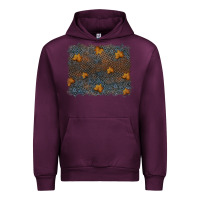 Mauve Wine tooled leather fall background Urban Hoodie - RanaPortraitStore