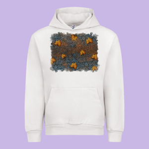 Tooled Leather Fall Background Urban Hoodie Designed By Ranaportraitstore