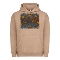 Pigment Burro tooled leather fall background Urban Hoodie - RanaPortraitStore