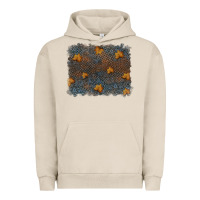 Pigment French Oak tooled leather fall background Urban Hoodie - RanaPortraitStore