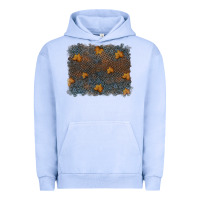 Pigment Grape Ice tooled leather fall background Urban Hoodie - RanaPortraitStore