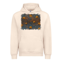 Sandshell tooled leather fall background Urban Hoodie - RanaPortraitStore