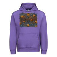 Tulip tooled leather fall background Urban Hoodie - RanaPortraitStore