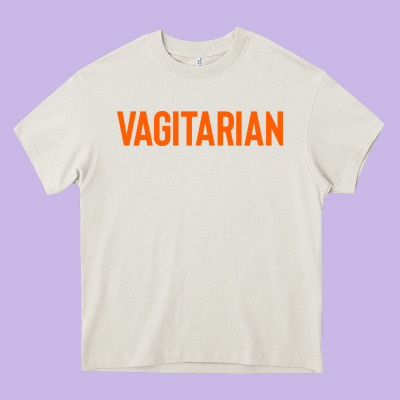 Vagitarian Heavy Core Tee Designed By Artisfamous