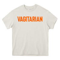 Cream vagitarian Heavy Core Tee - artisFamous