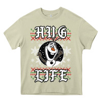 Mossy fro.zen o.l.a.f hug life ugly christmas sweater style shirt Heavy Core Tee - artisFamous