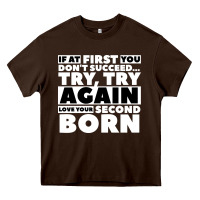 Chocolate Brown second born gifts Heavy Core Tee - artisFamous