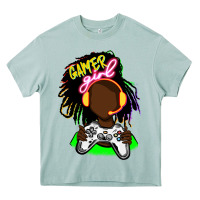 Arona black gamer girl Heavy Core Tee - FaDigitalArtStudio