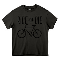 Asphalt ride or die bicycle Heavy Core Tee - artisFamous