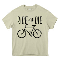 Mossy ride or die bicycle Heavy Core Tee - artisFamous