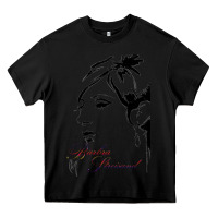 Black Design barbra streisand Heavy Core Tee - artisFamous