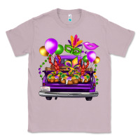 Lilac mardi gras farm truck back view Classic Tee - FaDigitalArtStudio